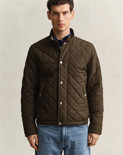 Gant - Quilted Jakke - Black Brown